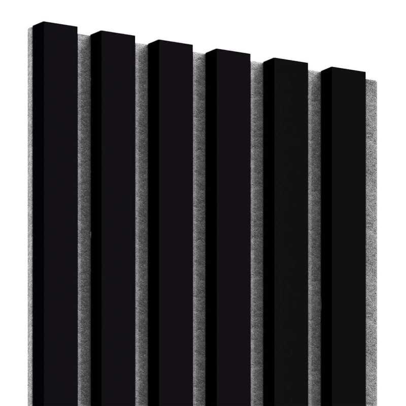 Felt acoustic panel - Black matte