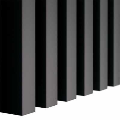 Wall slats - Black matte...