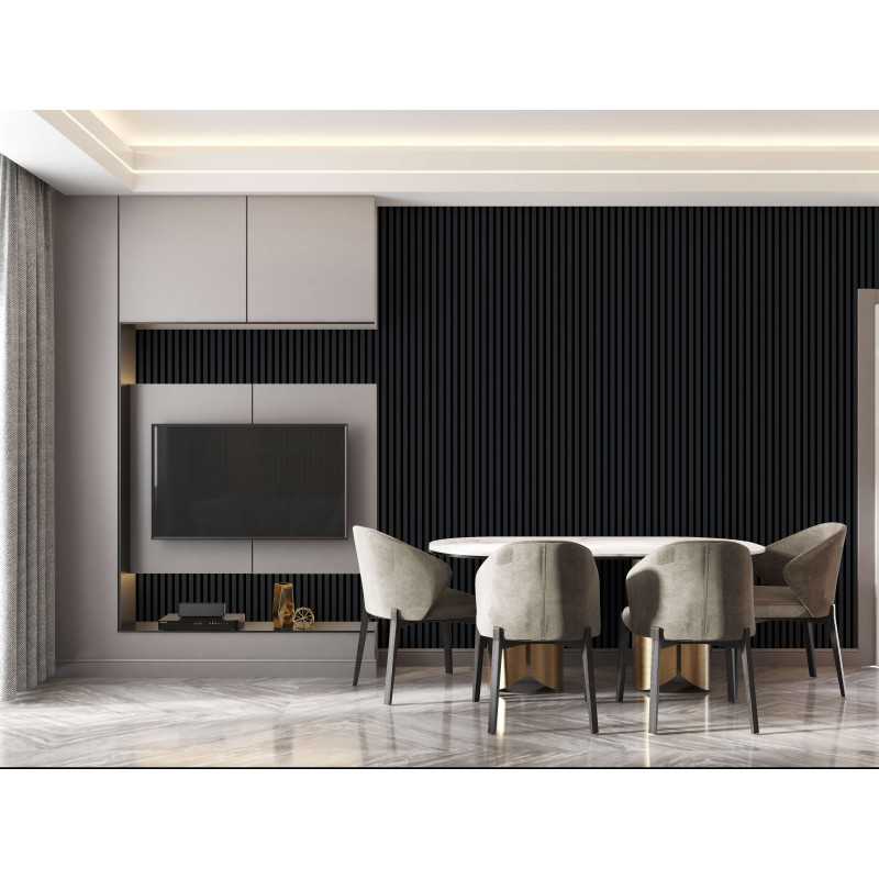 Ciemnoszare lamele nowoczesne Ciemnoszare lamele nowoczesne