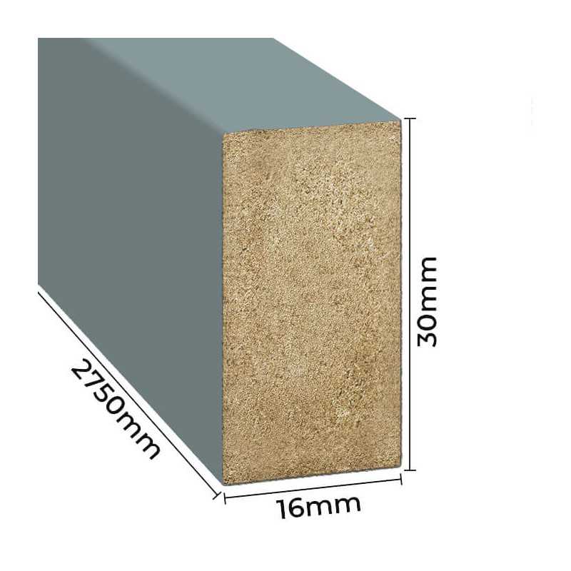 Wall slats - Scandinavian gray [16x30]