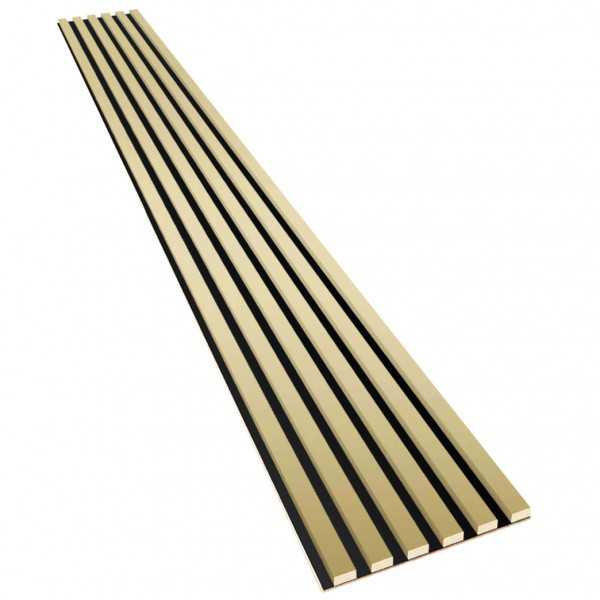 Lamele na płycie HDF Złoty