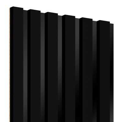 HDF board panel - Black matte