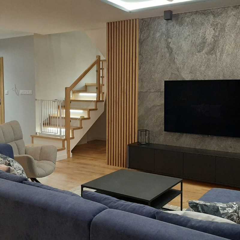 Lamele na płycie HDF - Dąb wotan