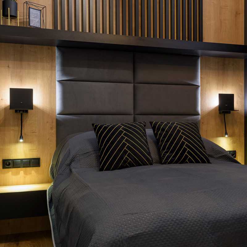 Lécek HDF lemezen - Antracit