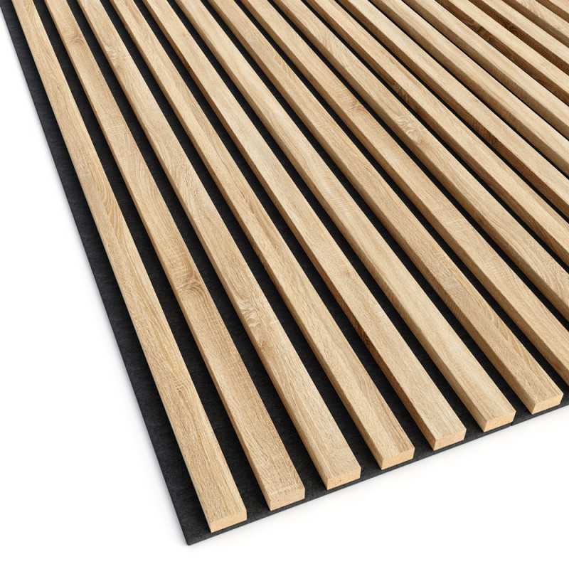 3D acoustic panel - Sonoma oak