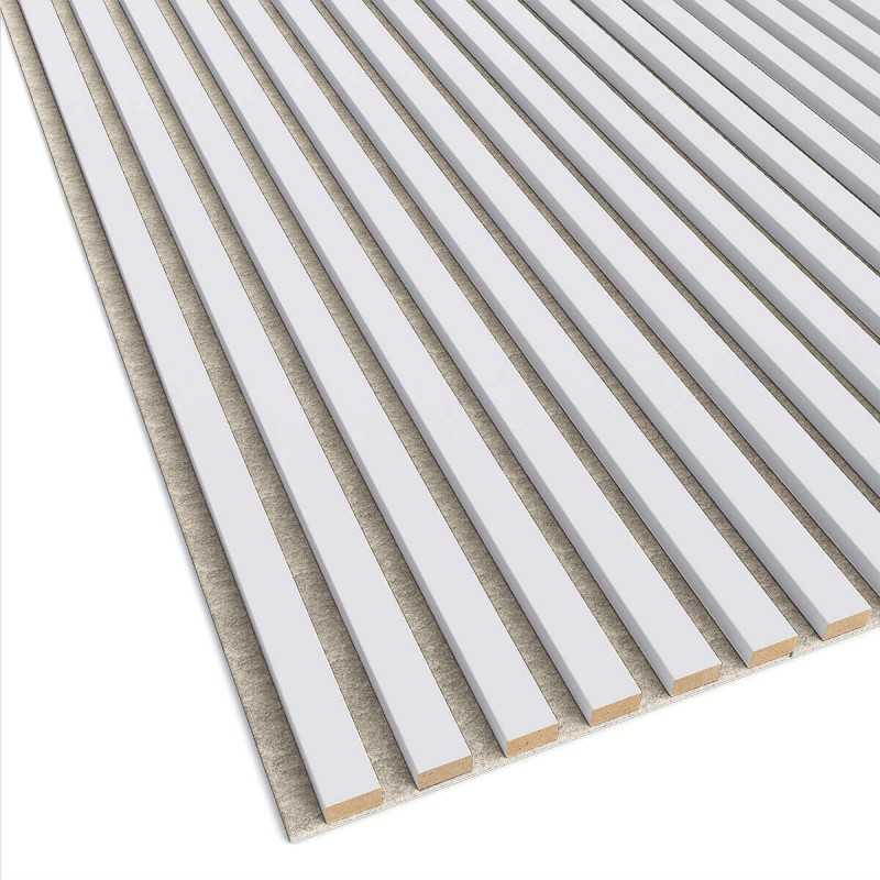 Felt acoustic panel - White matte