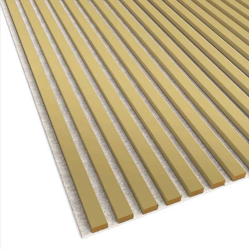 Wandpaneele auf Filz - Goldglanz