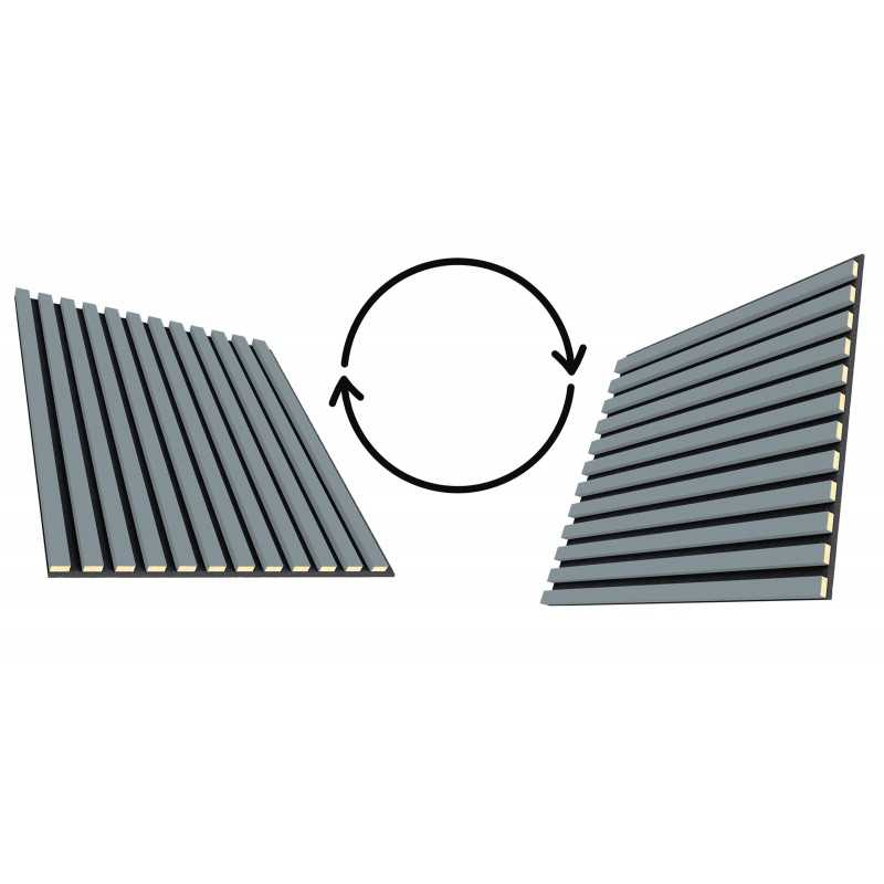 Panele 3D na filcu akustyczne Skandynawska szarość