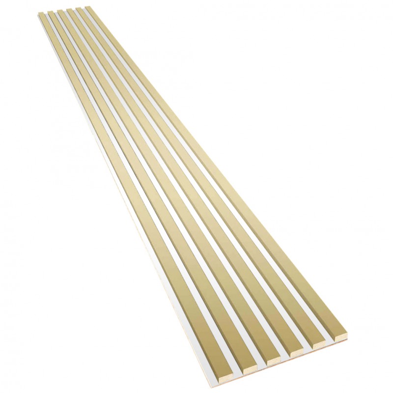 Holzpaneele auf HDF-Platte - Goldglanz