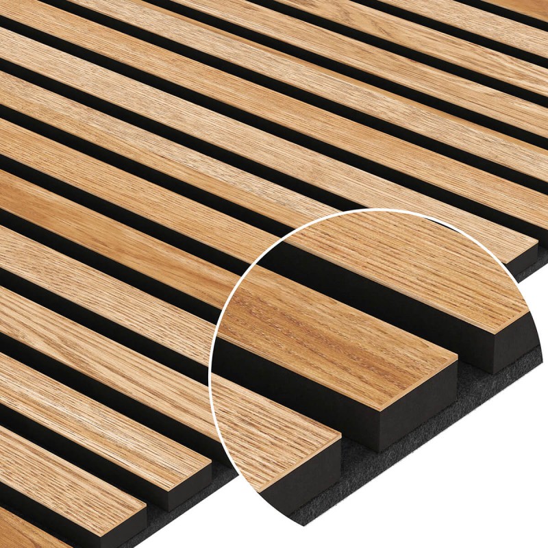 Veneered Acoustic Panel - Oak ⭐ [60x240] - official lameo® store
