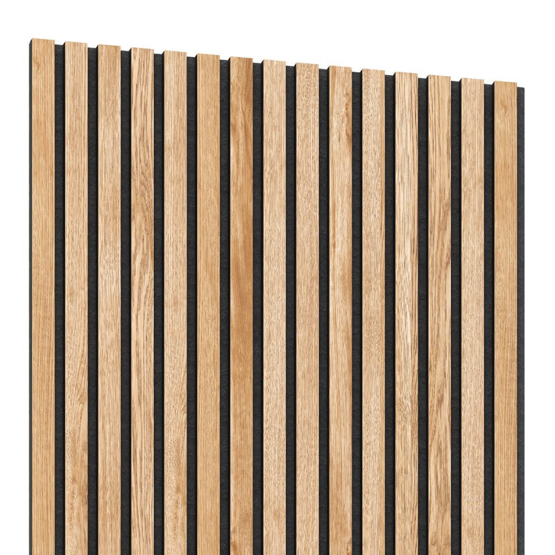 Fornirowany Panel Ścienny 3D 60x60cm - Dąb