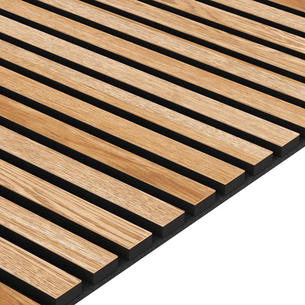 Panel Ścienny 3D 60x60cm na Filcu - Fornir Dąb