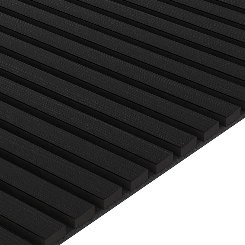 Furniertes 3D-Paneel 60x60 - Schwarze...