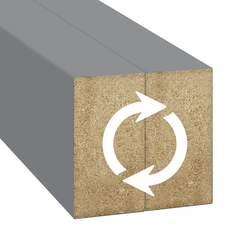 Lamellenwand MINI - Grau [16x30]