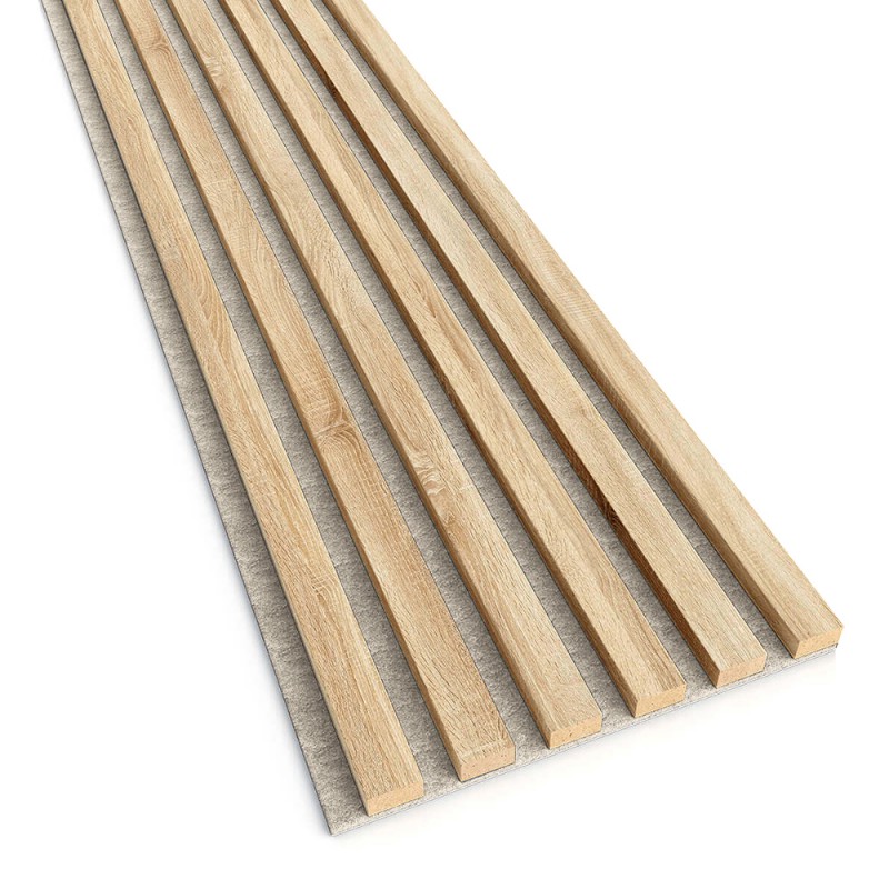 Holzpaneele auf Filz - Eiche Sonoma