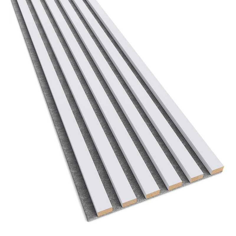 Felt acoustic panel - White matte