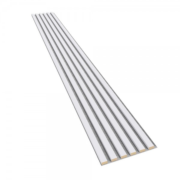 Lamele w stylu skandynawskim - białe na filcu