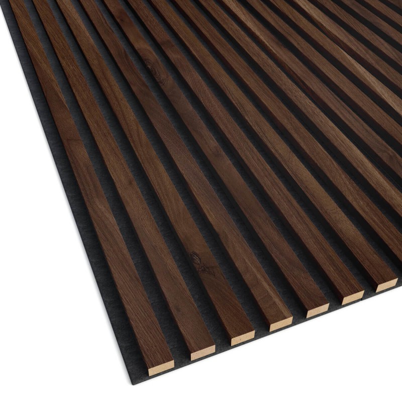 Lamele nowoczesne drewniane orzech