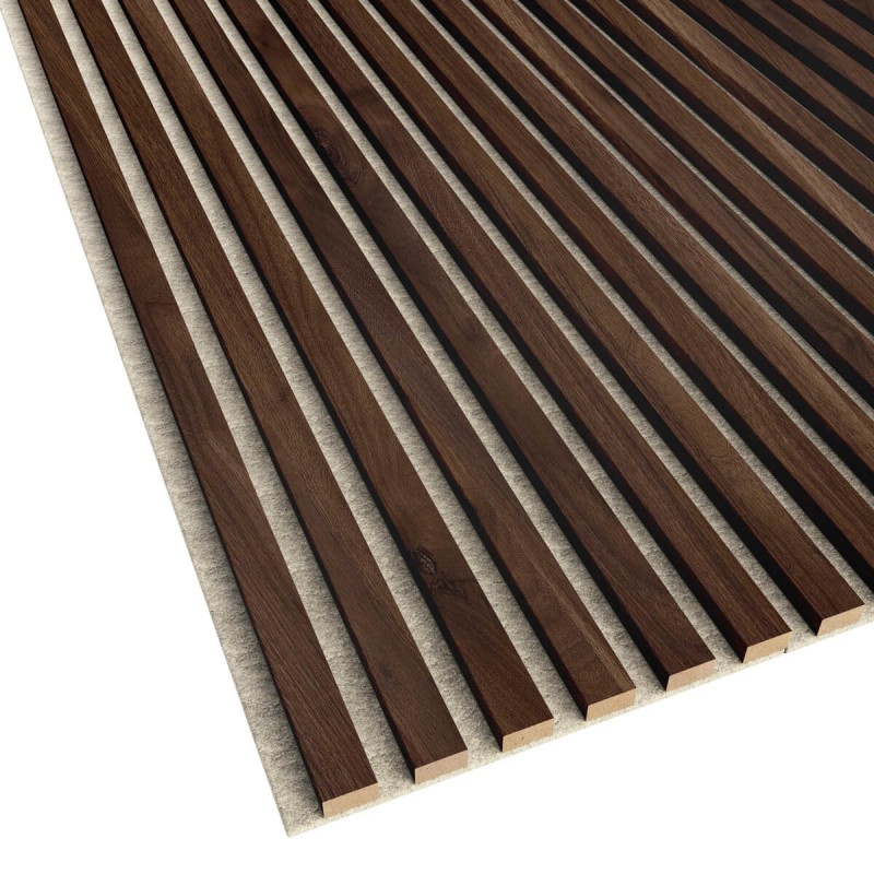 Felt acoustic panel - Walnut