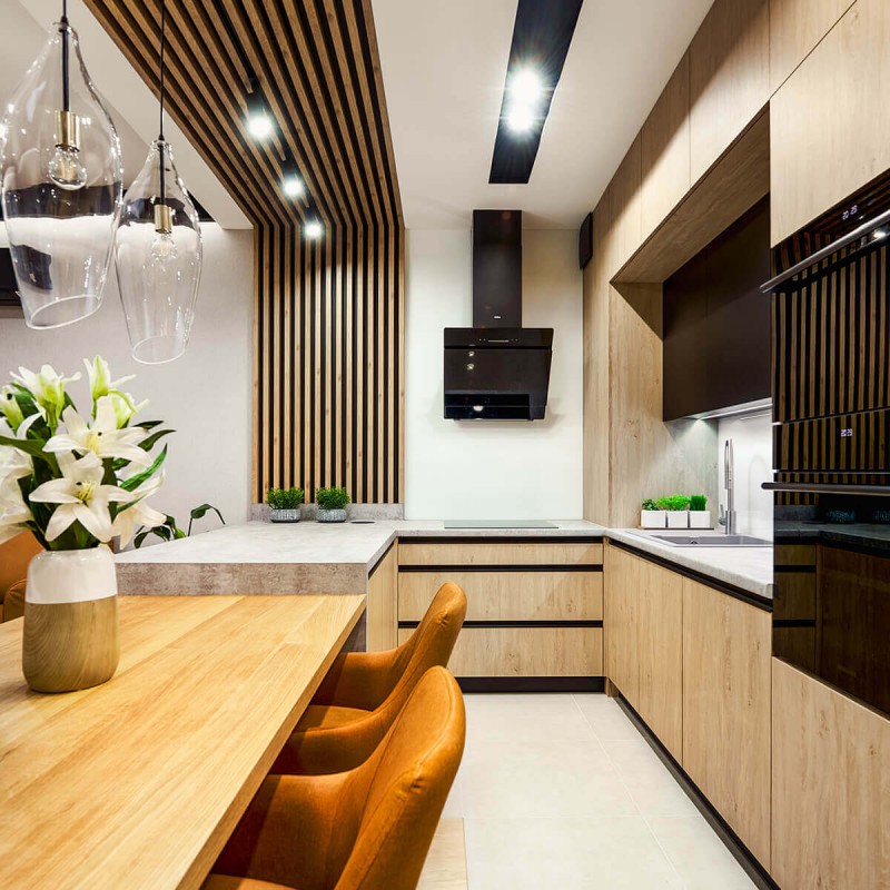 Lamele pe placă HDF din stejar -...