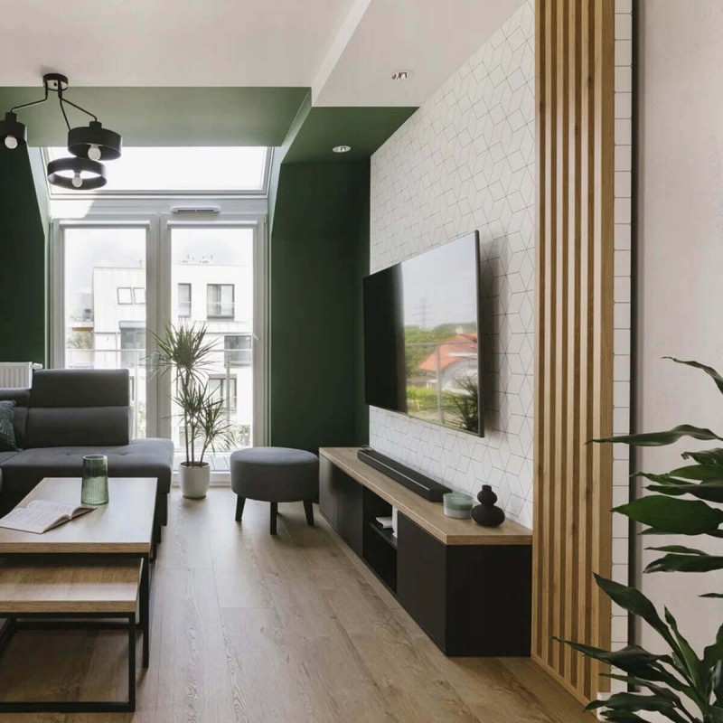 Wall laths - natural oak [30x60]