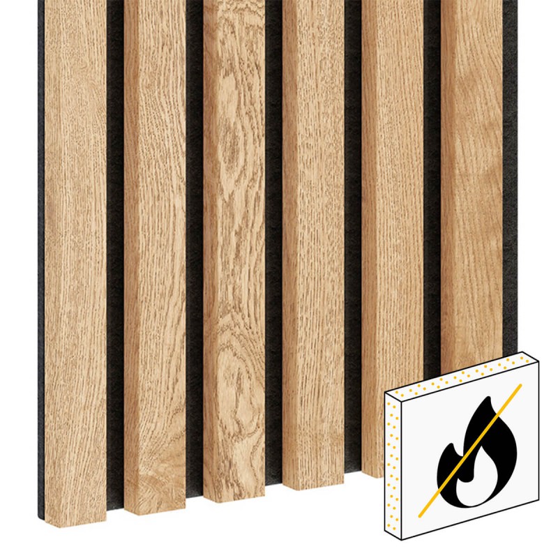 Veneered NRO flame retardant laths to...