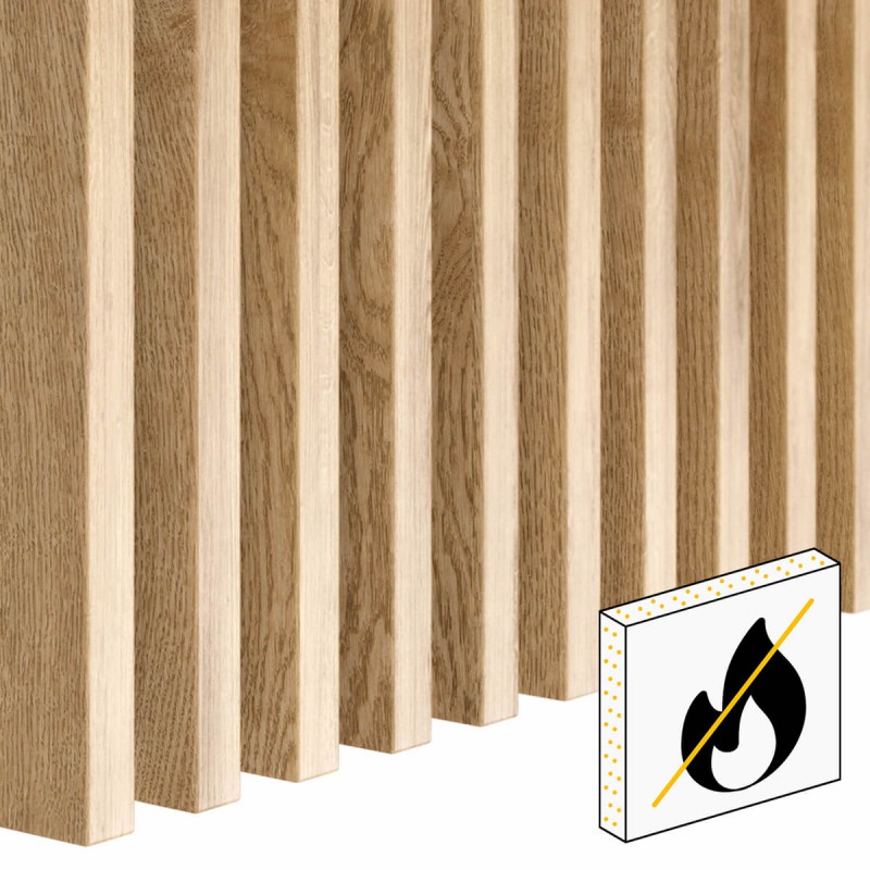 Veneered NRO flame retardant laths to...