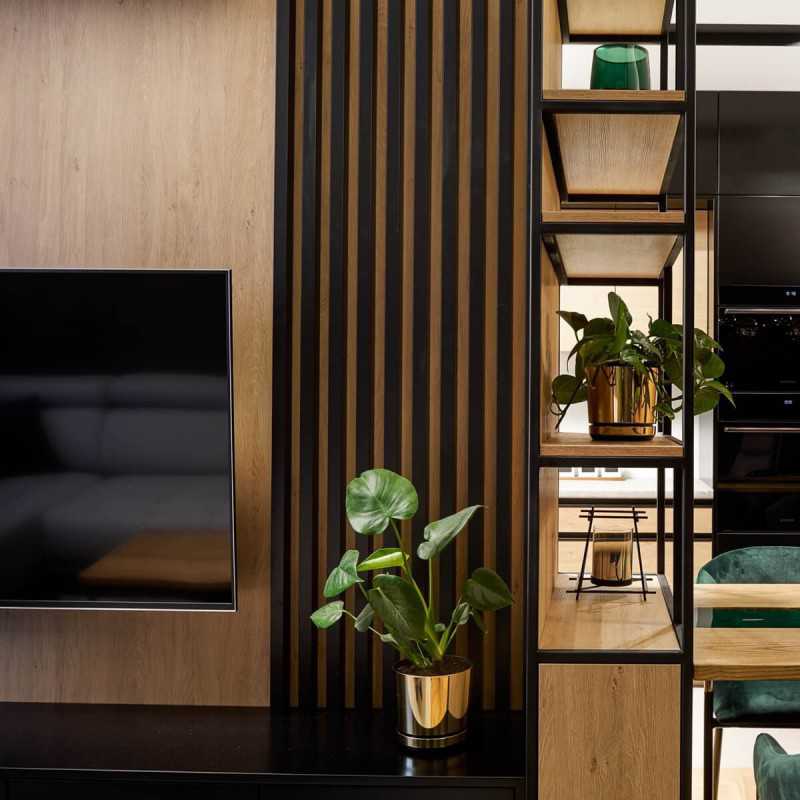 Wall slats - Black matte [30x40]