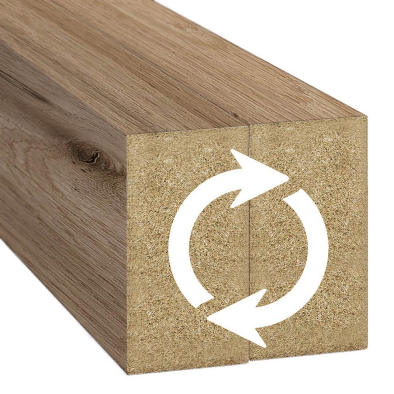 Fali lécek - Sötét tölgy [16x30]