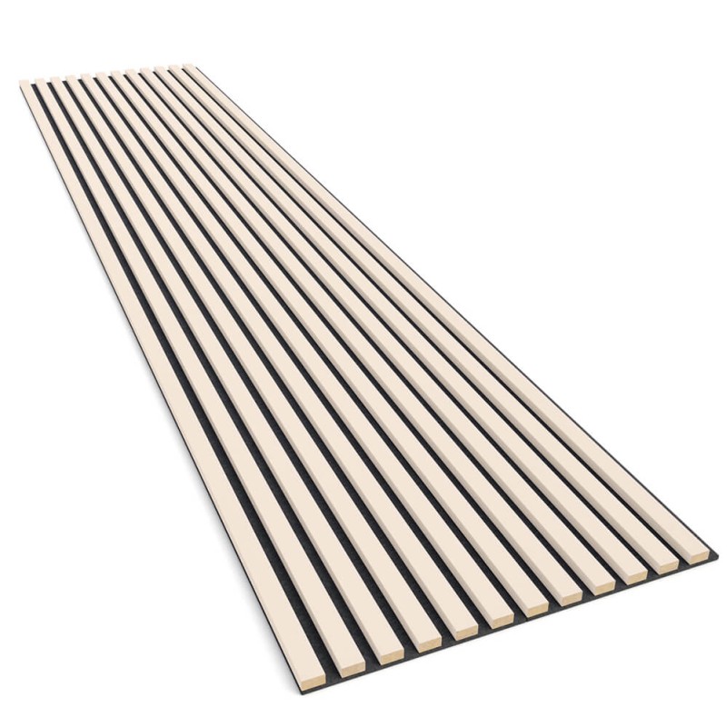 Latten auf Filz - Beige