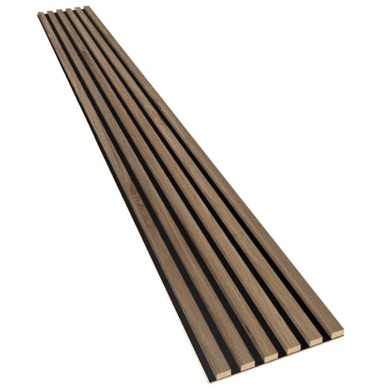 Lamele na płycie HDF - Ciemny Dąb