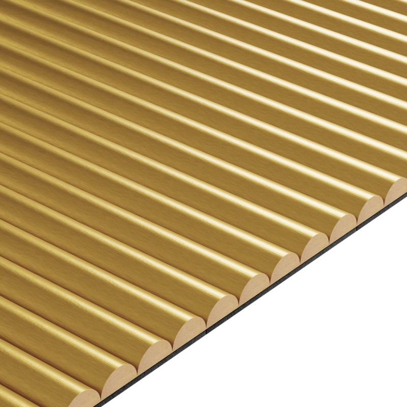 MDF-Riffelplatte - Gold