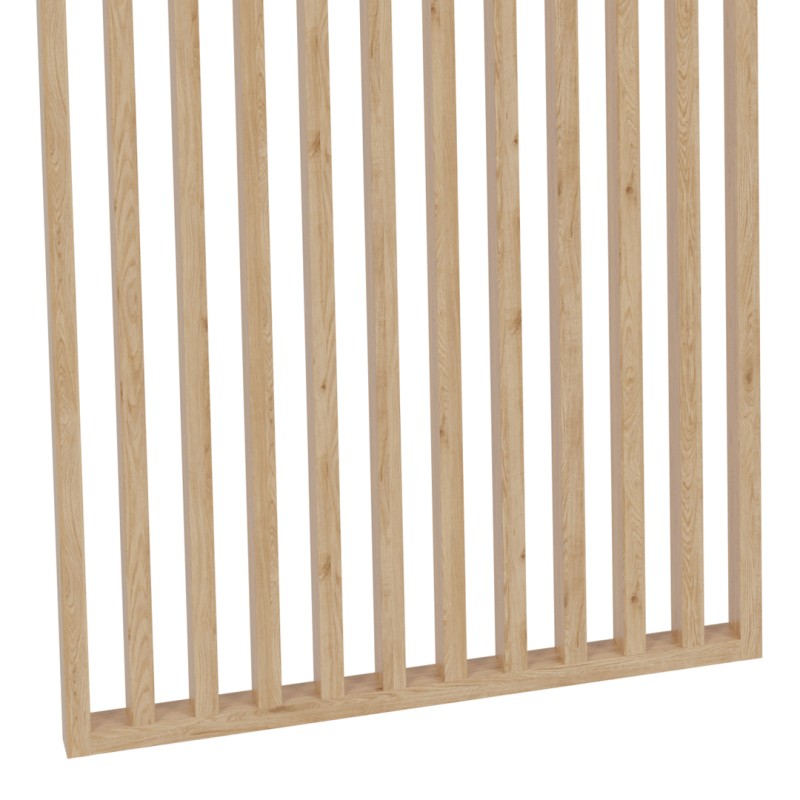 Lamellenwand nach Maß - Eiche Natur...
