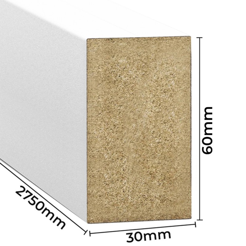 Lamele ścienne - Biały [30x60]