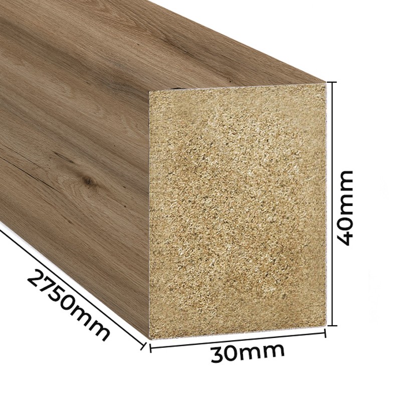 Wall slats - dark oak [30x40]