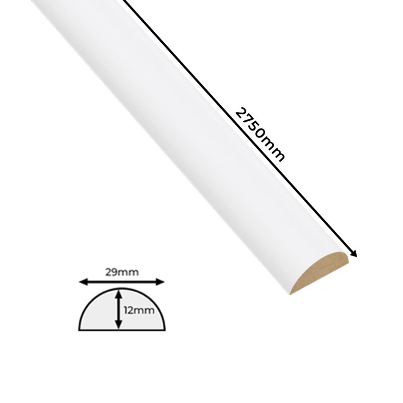 Dekoratív MDF polcok - Fehér