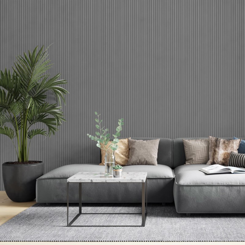 MDF decorative half-rolls - Gray