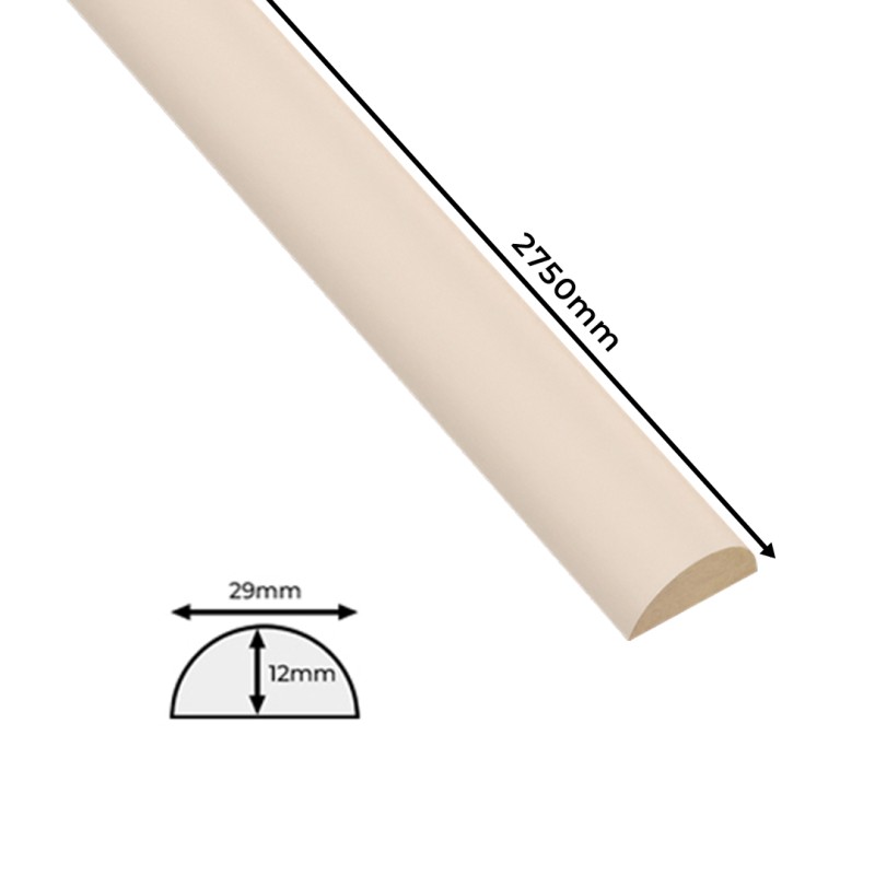 MDF decorative half-rolls - Beige