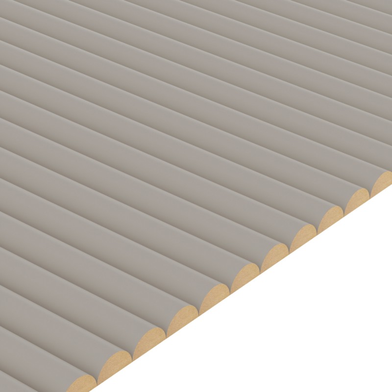 MDF-Dekor-Halbröllchen – Kaschmir