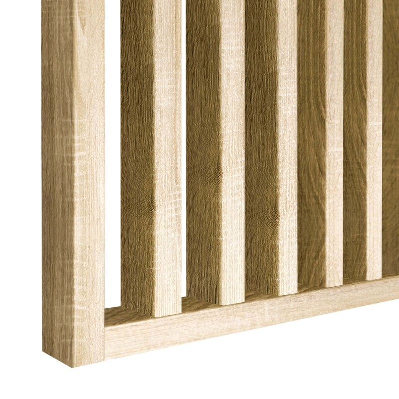 Lamellenwand nach Maß - Eiche Sonoma...