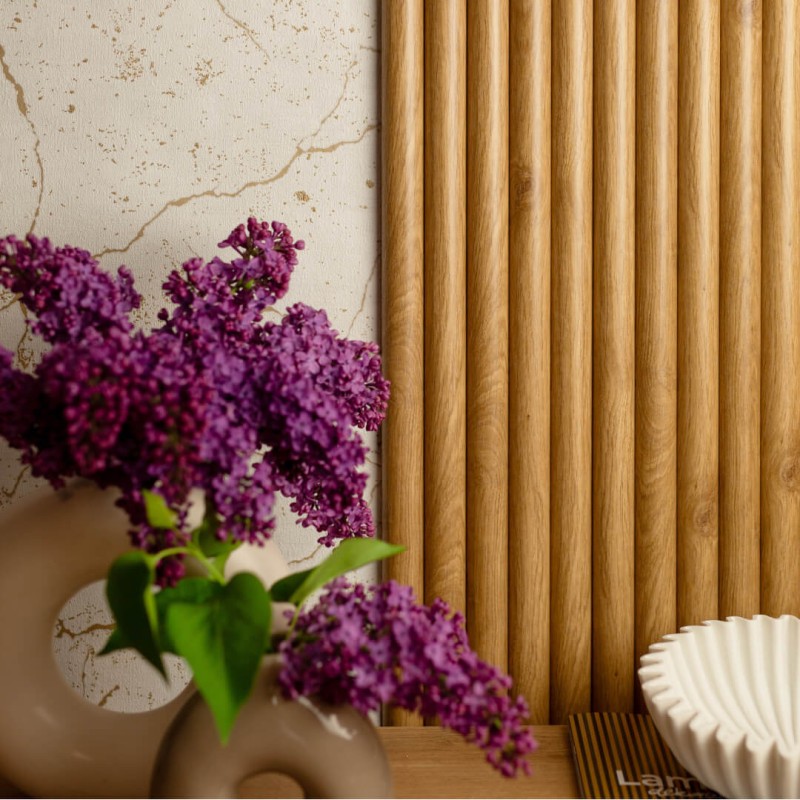 MDF decorative half-rolls - Natural oak