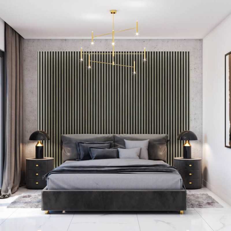 Wandlamellen - Esche Eiche [30x40]