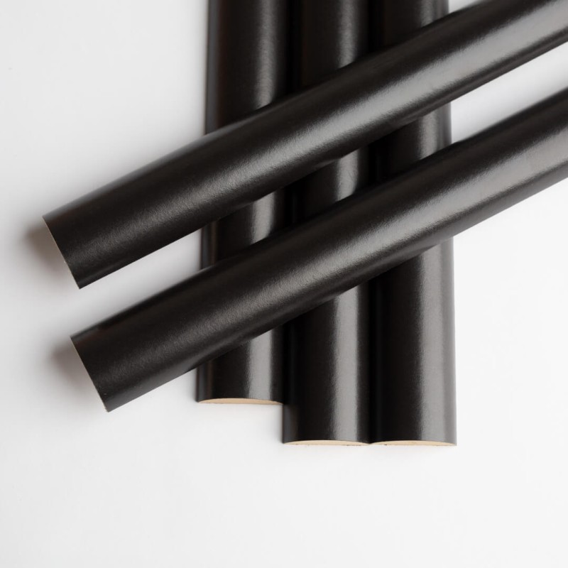 MDF decorative half-rolls - Black