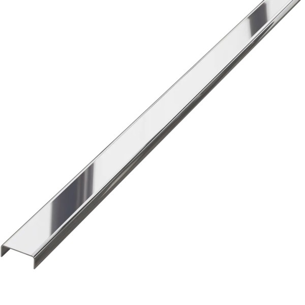 Srebrny dekoracyjny profil metalowy