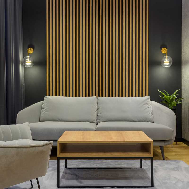 High felt acoustic panel - Natural...