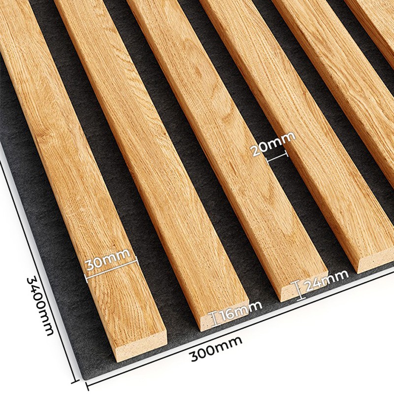 High felt acoustic panel - Natural...