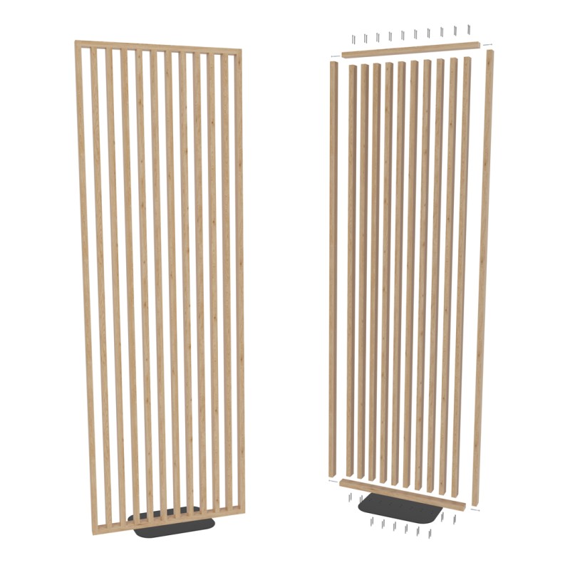 Önálló rácsos fal talppal -... Önálló rácsos fal talppal -...