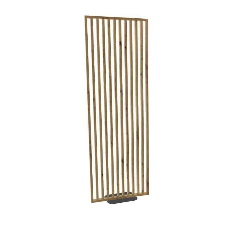 Freestanding slatted wall with base -...