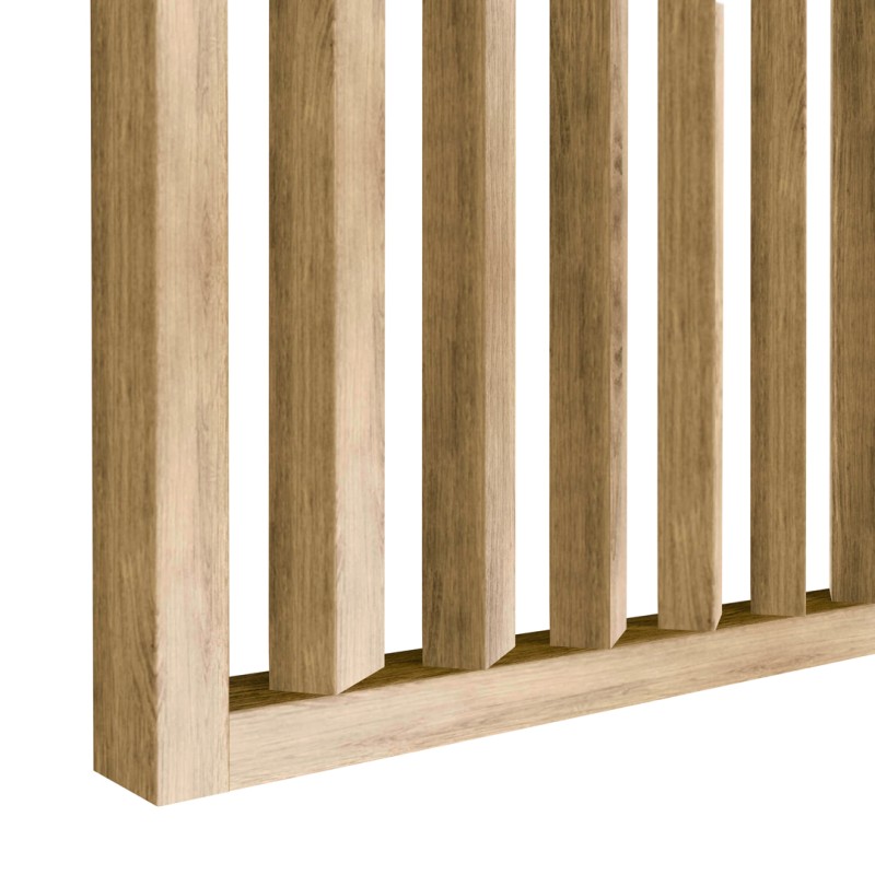 Slatted wall at an angle of 55° -...