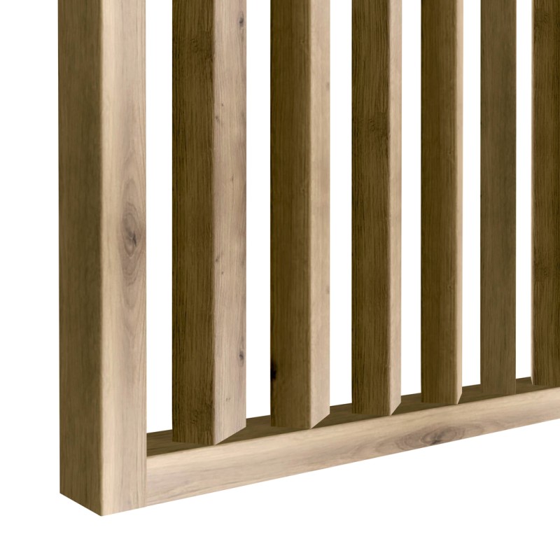 Slatted wall at an angle of 55° -...